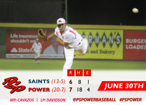 POWER win in walk off fashion over Saints