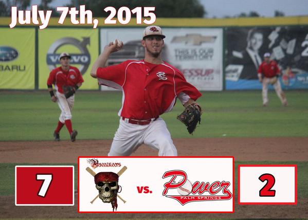 POWER fall in game one vs. IV Buccaneers; 7-2