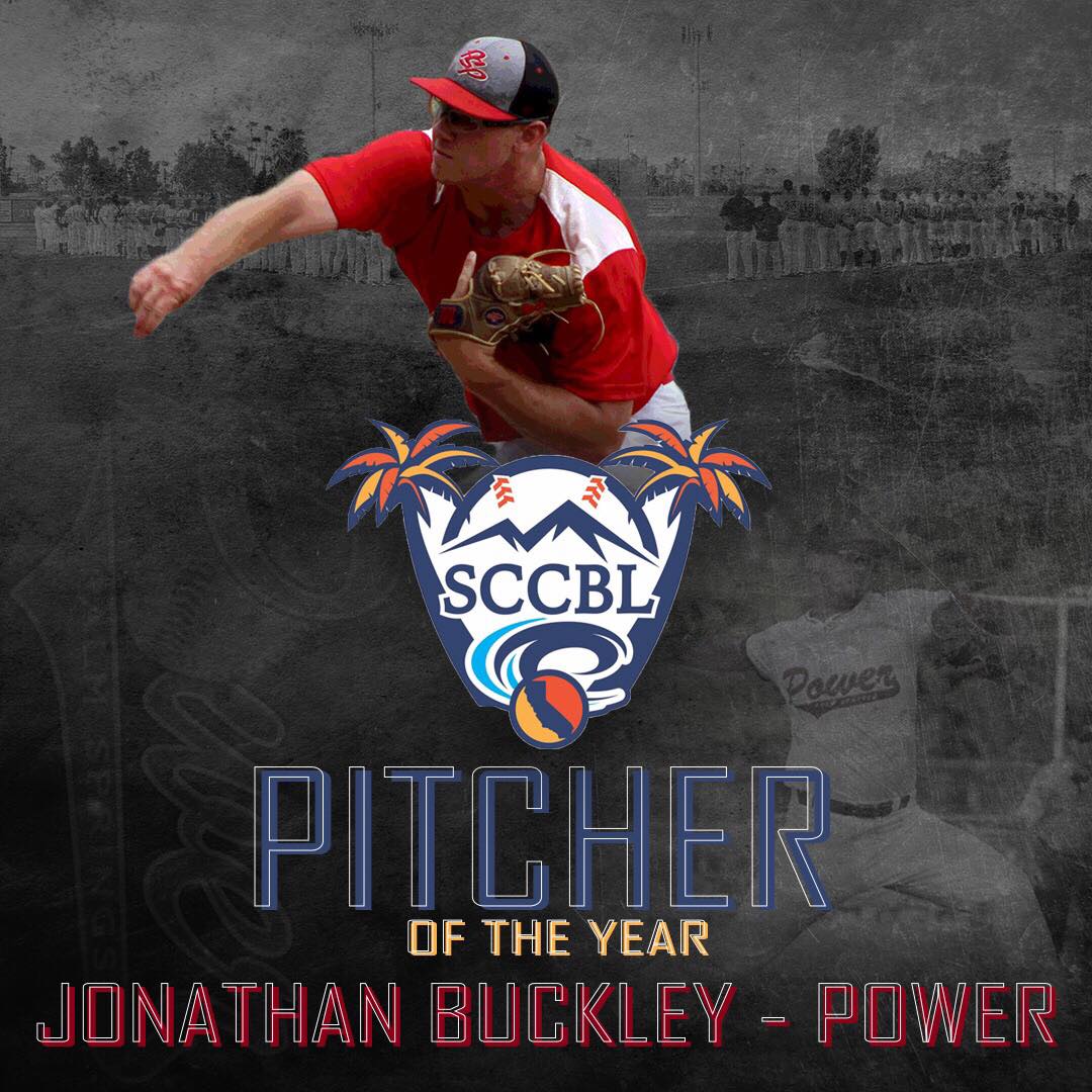 POWER Pitcher Jonathan Buckley Earns SCCBL Pitcher of the Year Honors