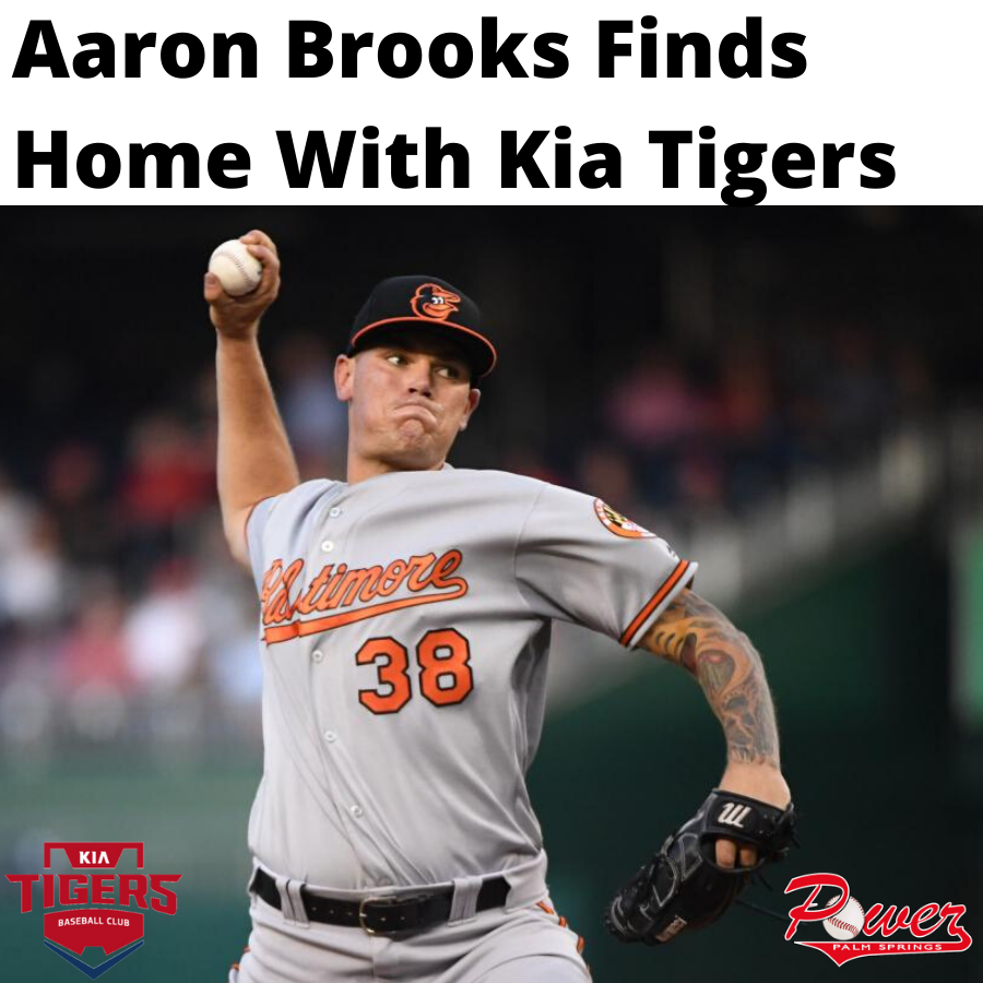 Aaron Brooks Headed to South Korea to Play for the Kia Tigers - Palm  Springs POWER Baseball